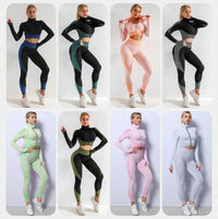 Thumbnail for Sexy Seamless Yoga Suits